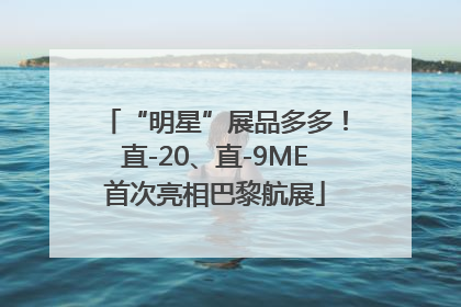 “明星”展品多多！直-20、直-9ME首次亮相巴黎航展