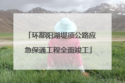 环鄱阳湖堤顶公路应急保通工程全面竣工