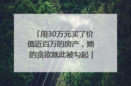 用30万元买了价值近百万的房产，她的贪欲就此被勾起｜今晚九点半
