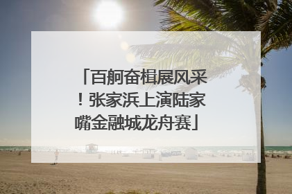 百舸奋楫展风采！张家浜上演陆家嘴金融城龙舟赛
