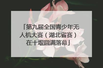 第九届全国青少年无人机大赛（湖北省赛）在十堰圆满落幕