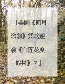 美剧《掩耳盗邻》凭啥逆袭《白莲花度假村》？