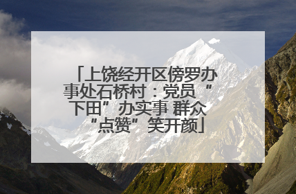 上饶经开区傍罗办事处石桥村：党员“下田”办实事 群众“点赞”笑开颜