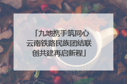 九地携手筑同心 云南铁路民族团结联创共建再启新程
