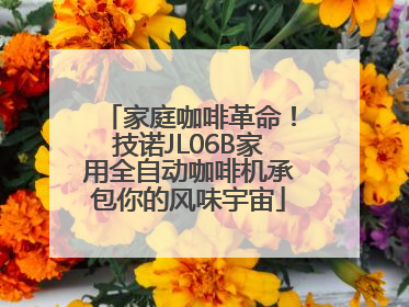 家庭咖啡革命！技诺JL06B家用全自动咖啡机承包你的风味宇宙