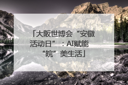 大阪世博会“安徽活动日”：AI赋能“皖”美生活