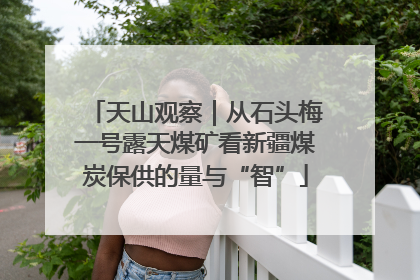 天山观察｜从石头梅一号露天煤矿看新疆煤炭保供的量与“智”