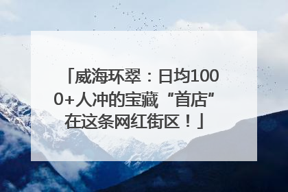 威海环翠：日均1000+人冲的宝藏“首店”在这条网红街区！