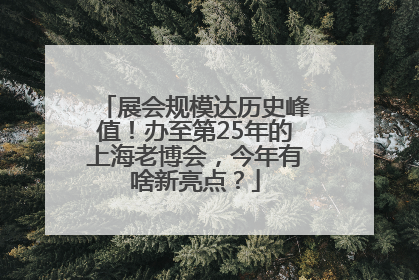 展会规模达历史峰值！办至第25年的上海老博会，今年有啥新亮点？