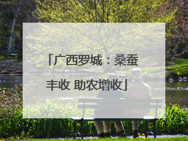广西罗城：桑蚕丰收 助农增收