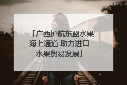 广西护航东盟水果海上通道 助力进口水果贸易发展