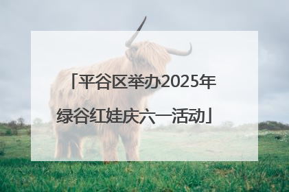 平谷区举办2025年绿谷红娃庆六一活动