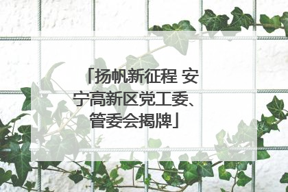 扬帆新征程 安宁高新区党工委、管委会揭牌
