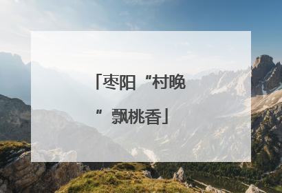 枣阳“村晚”飘桃香