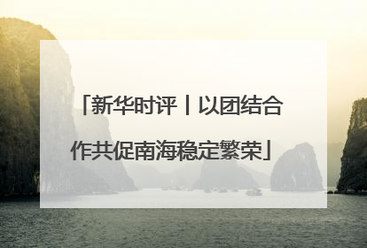 新华时评丨以团结合作共促南海稳定繁荣