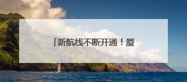 新航线不断开通！厦门港航运网络更丰富