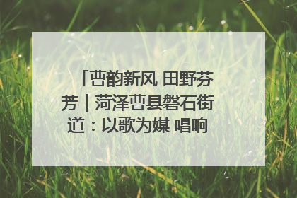 曹韵新风 田野芬芳｜菏泽曹县磐石街道：以歌为媒 唱响乡土“新歌声”