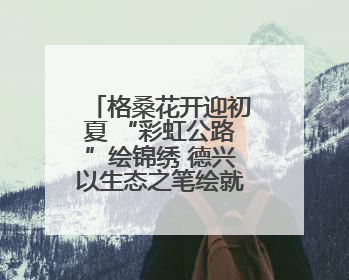格桑花开迎初夏 “彩虹公路”绘锦绣 德兴以生态之笔绘就宜居幸福图景