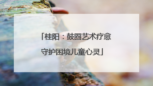 桂阳：鼓圈艺术疗愈守护困境儿童心灵