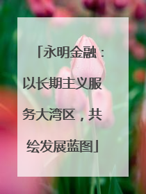 永明金融：以长期主义服务大湾区，共绘发展蓝图