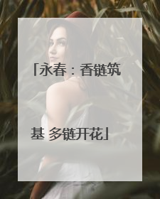 永春：香链筑基 多链开花