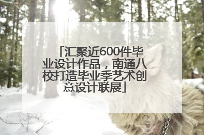 汇聚近600件毕业设计作品，南通八校打造毕业季艺术创意设计联展