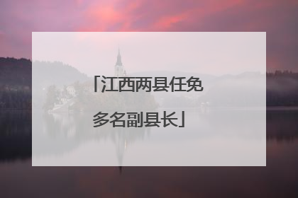 江西两县任免多名副县长