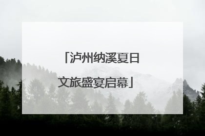 泸州纳溪夏日文旅盛宴启幕