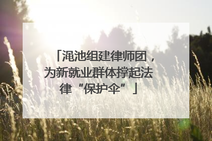 渑池组建律师团，为新就业群体撑起法律“保护伞”