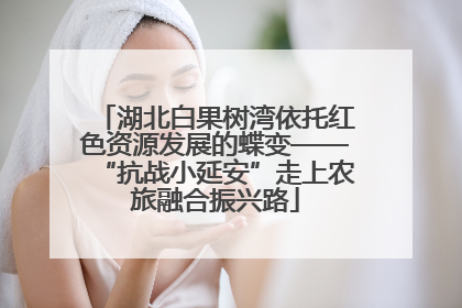湖北白果树湾依托红色资源发展的蝶变——“抗战小延安”走上农旅融合振兴路