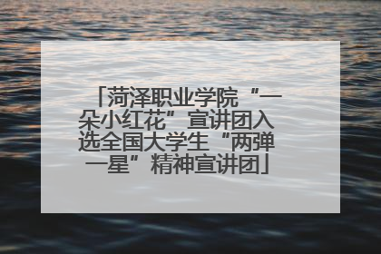 菏泽职业学院“一朵小红花”宣讲团入选全国大学生“两弹一星”精神宣讲团