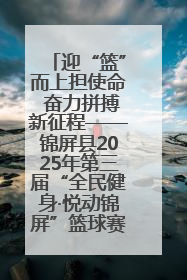 迎“篮”而上担使命 奋力拼搏新征程——锦屏县2025年第三届“全民健身·悦动锦屏”篮球赛圆满闭幕
