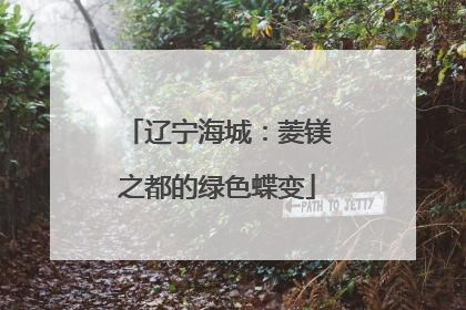 辽宁海城：菱镁之都的绿色蝶变