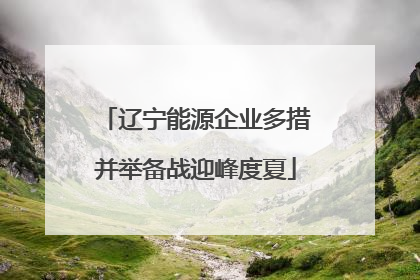 辽宁能源企业多措并举备战迎峰度夏