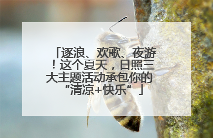 逐浪、欢歌、夜游！这个夏天，日照三大主题活动承包你的 “清凉+快乐”