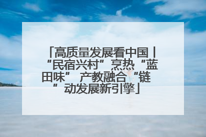 高质量发展看中国丨“民宿兴村”烹热“蓝田味” 产教融合“链”动发展新引擎