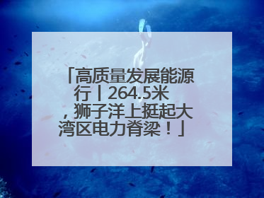高质量发展能源行丨264.5米，狮子洋上挺起大湾区电力脊梁！