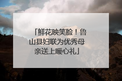 鲜花映笑脸！鲁山县妇联为优秀母亲送上暖心礼