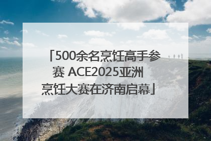 500余名烹饪高手参赛 ACE2025亚洲烹饪大赛在济南启幕
