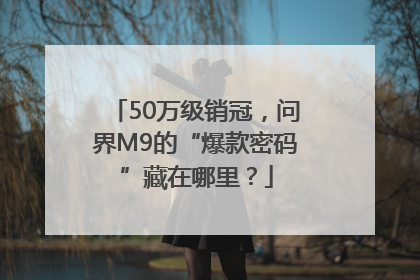 50万级销冠，问界M9的“爆款密码”藏在哪里？