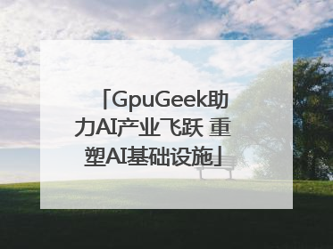GpuGeek助力AI产业飞跃 重塑AI基础设施