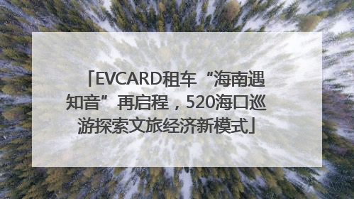 EVCARD租车“海南遇知音”再启程，520海口巡游探索文旅经济新模式