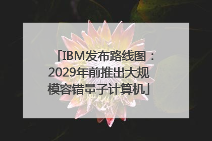 IBM发布路线图：2029年前推出大规模容错量子计算机